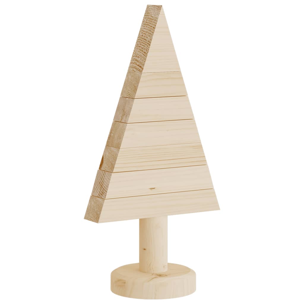 vidaXL Deko-Weihnachtsbäume 2 Stk. Holz 30 cm Massivholz Kiefer