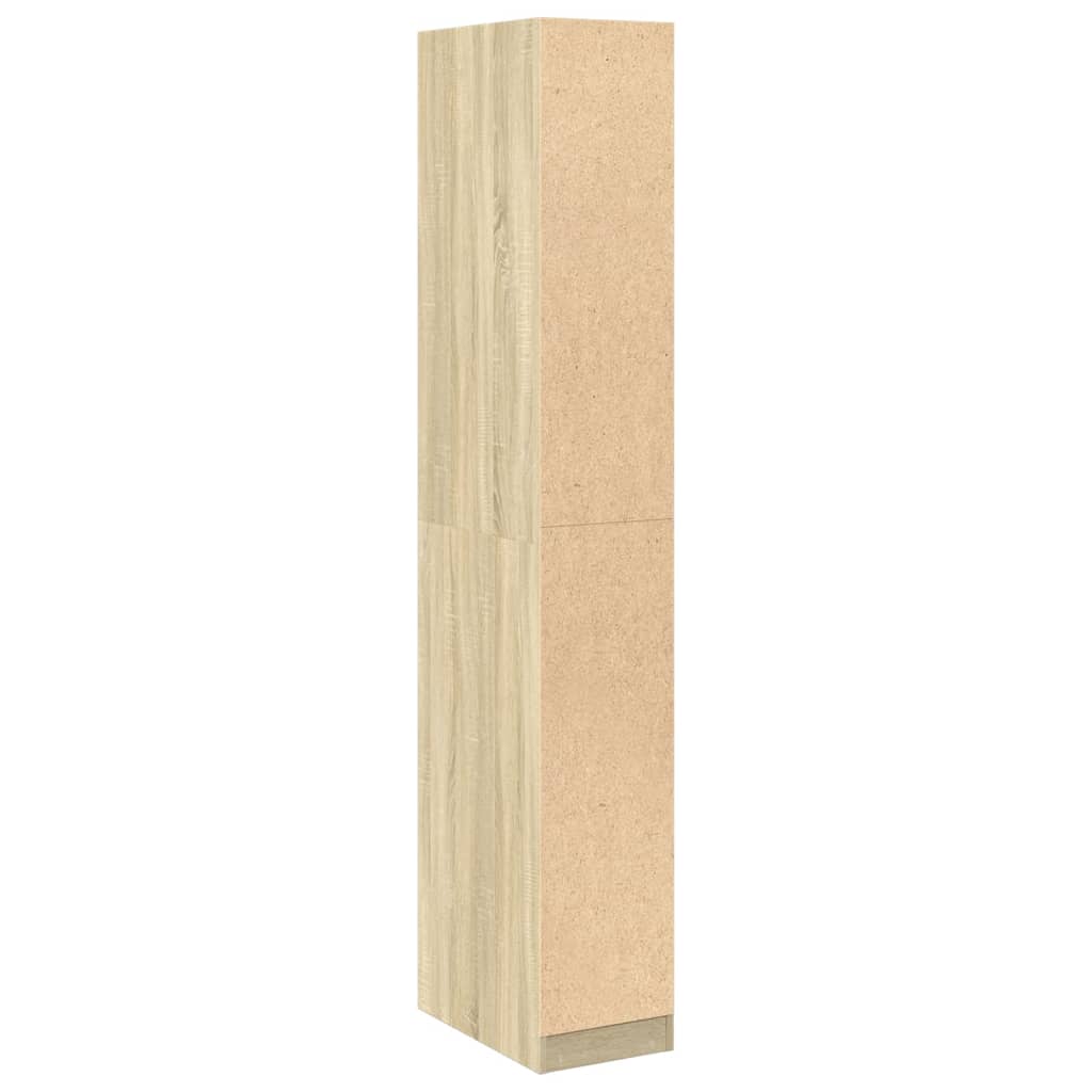 vidaXL Kleiderschrank Sonoma-Eiche 30x50x200 cm Holzwerkstoff