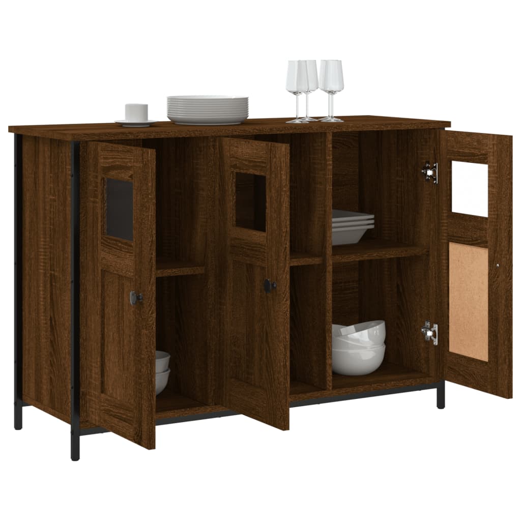 vidaXL Sideboard Braun Eichen-Optik 100x35x70 cm Holzwerkstoff