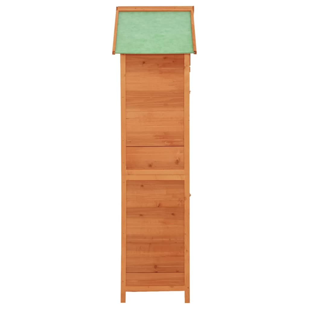 vidaXL Gartenschrank Braun 42,5x64x190 cm