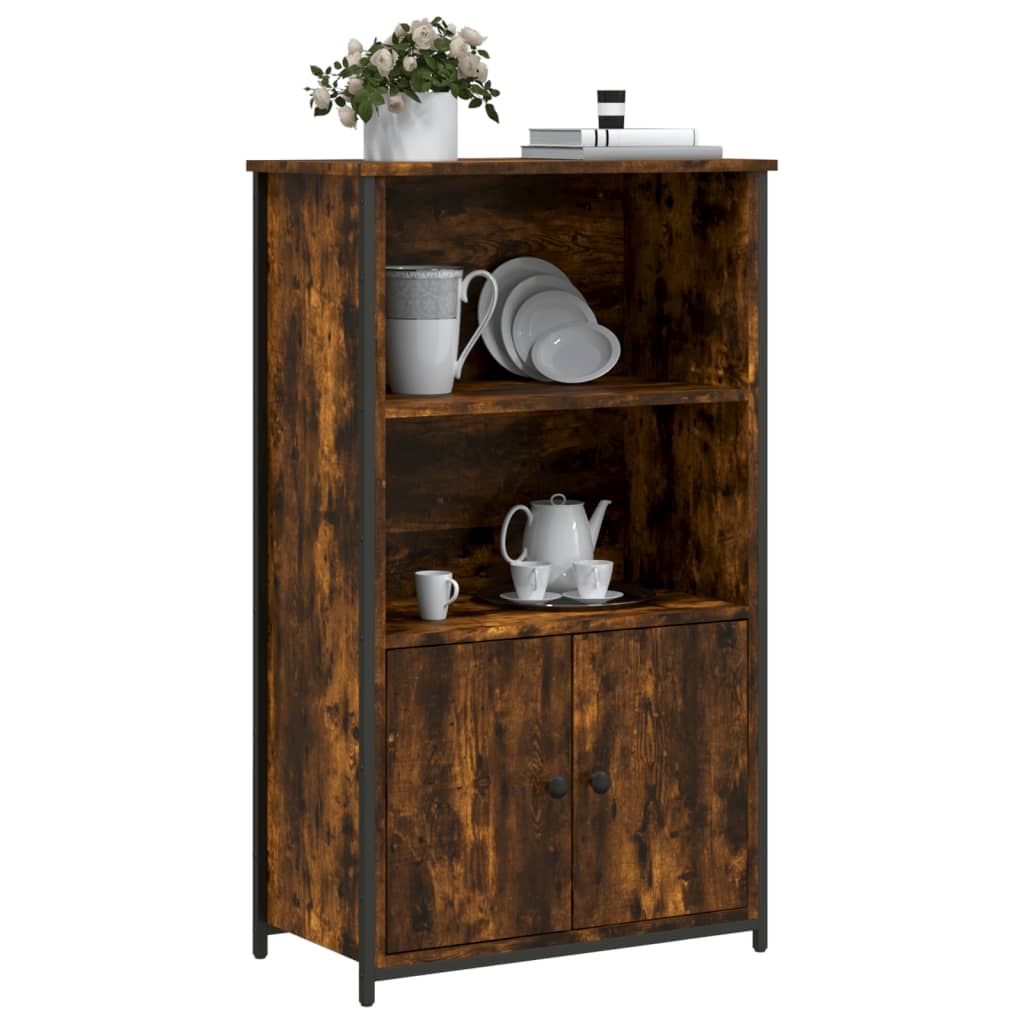 vidaXL Highboard Räuchereiche 62x32x103,5 cm Holzwerkstoff