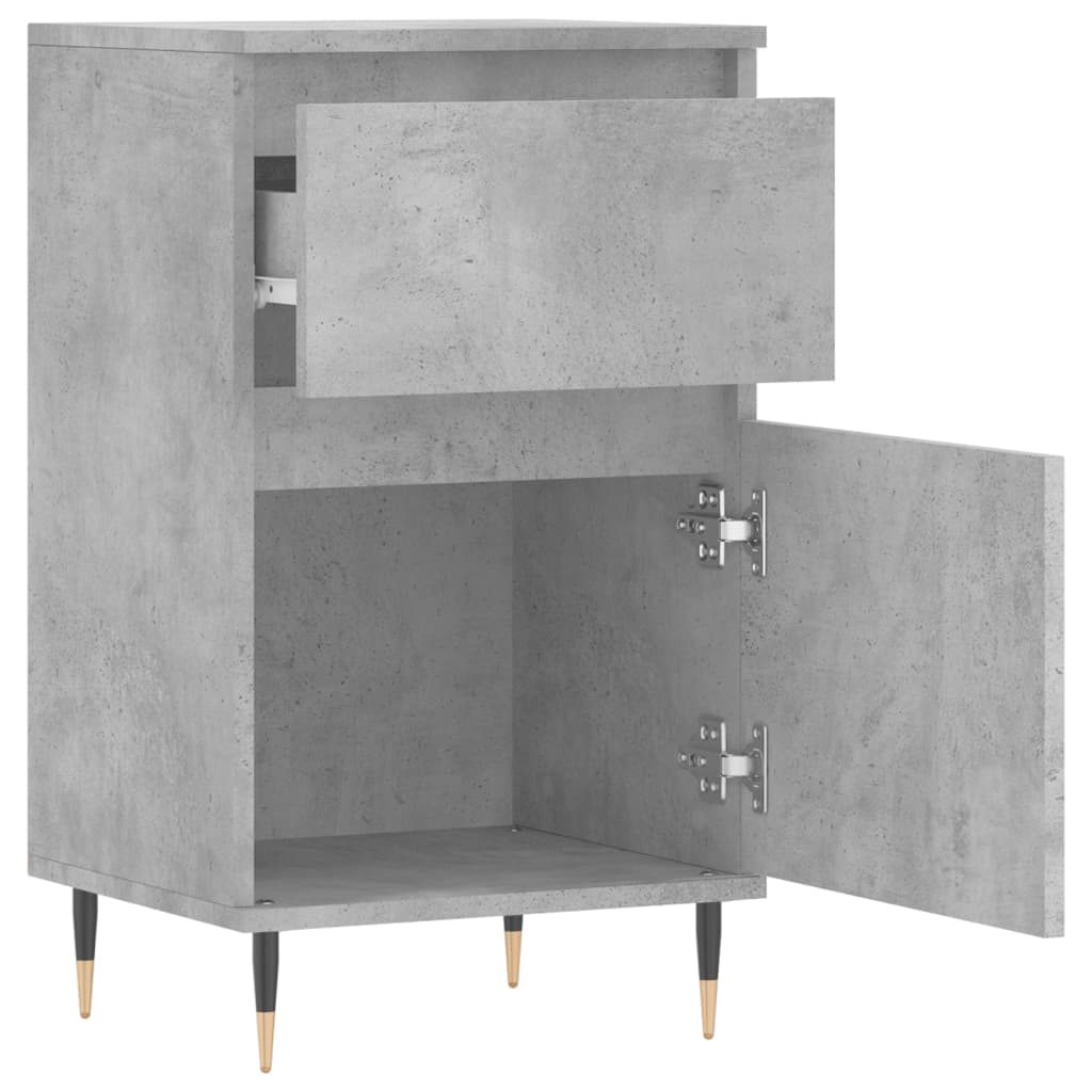 vidaXL Sideboard Betongrau 40x35x70 cm Holzwerkstoff