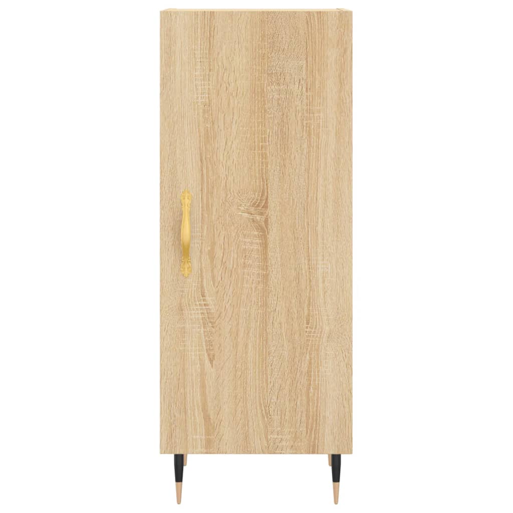 vidaXL Highboard Sonoma-Eiche 34,5x34x180 cm Holzwerkstoff