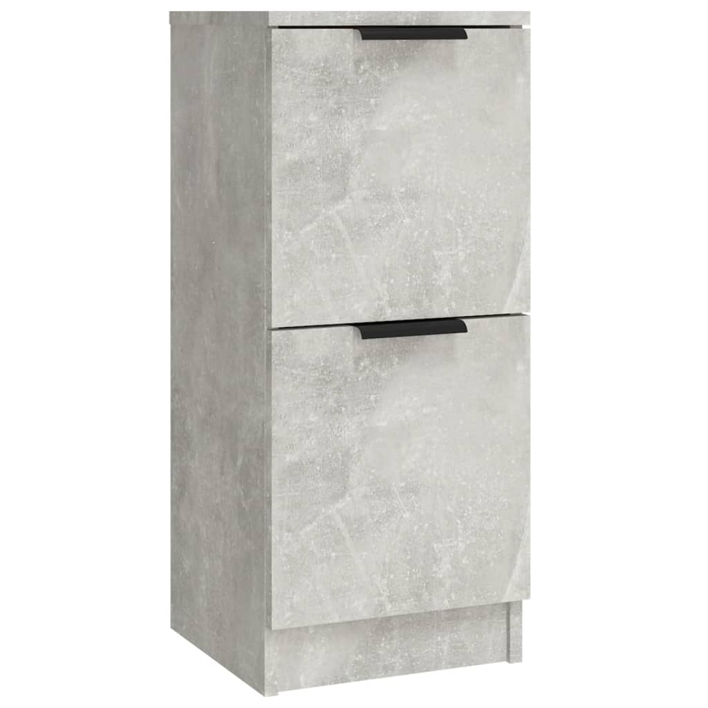 vidaXL Sideboards 3 Stk. Betongrau Holzwerkstoff