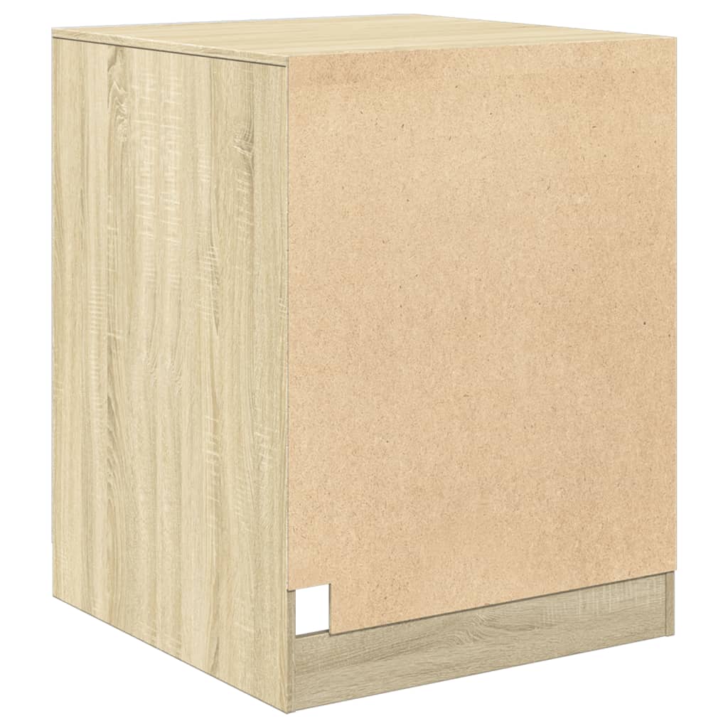 vidaXL Waschmaschinenschrank Sonoma-Eiche 70,5x71,5x91,5 cm