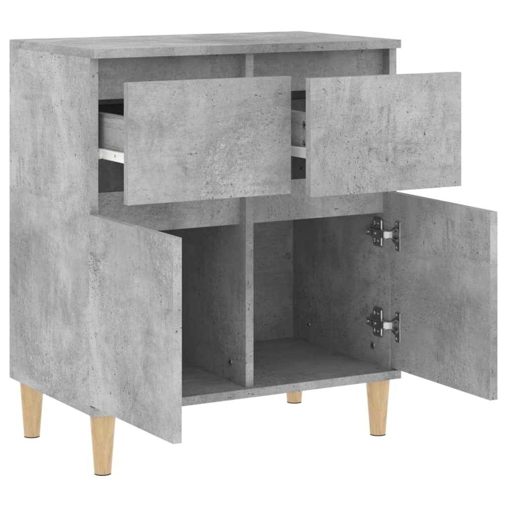 vidaXL Sideboard Betongrau 60x35x70 cm Holzwerkstoff