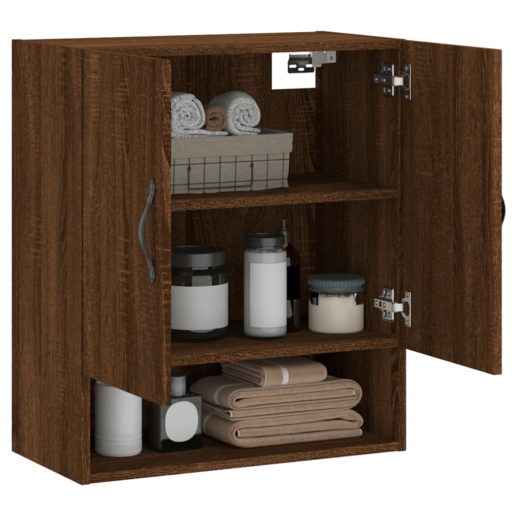 vidaXL Wandschrank Braun Eichen-Optik 60x31x70 cm Holzwerkstoff