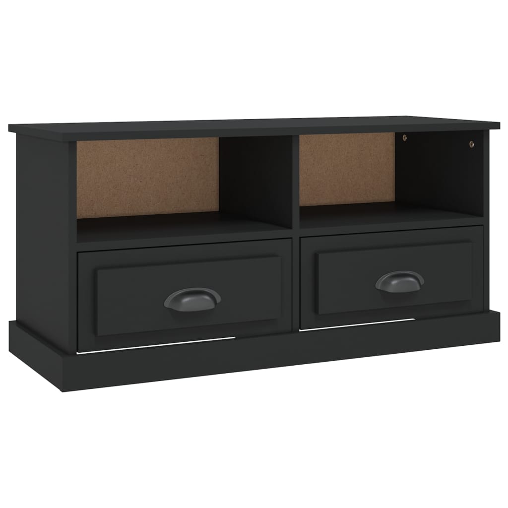 vidaXL TV-Schrank Schwarz 93x35,5x45 cm Holzwerkstoff