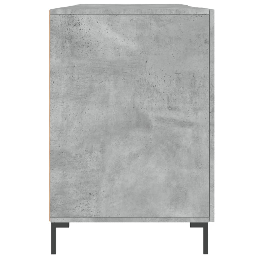 vidaXL Schreibtisch Betongrau 140x50x75 cm Holzwerkstoff