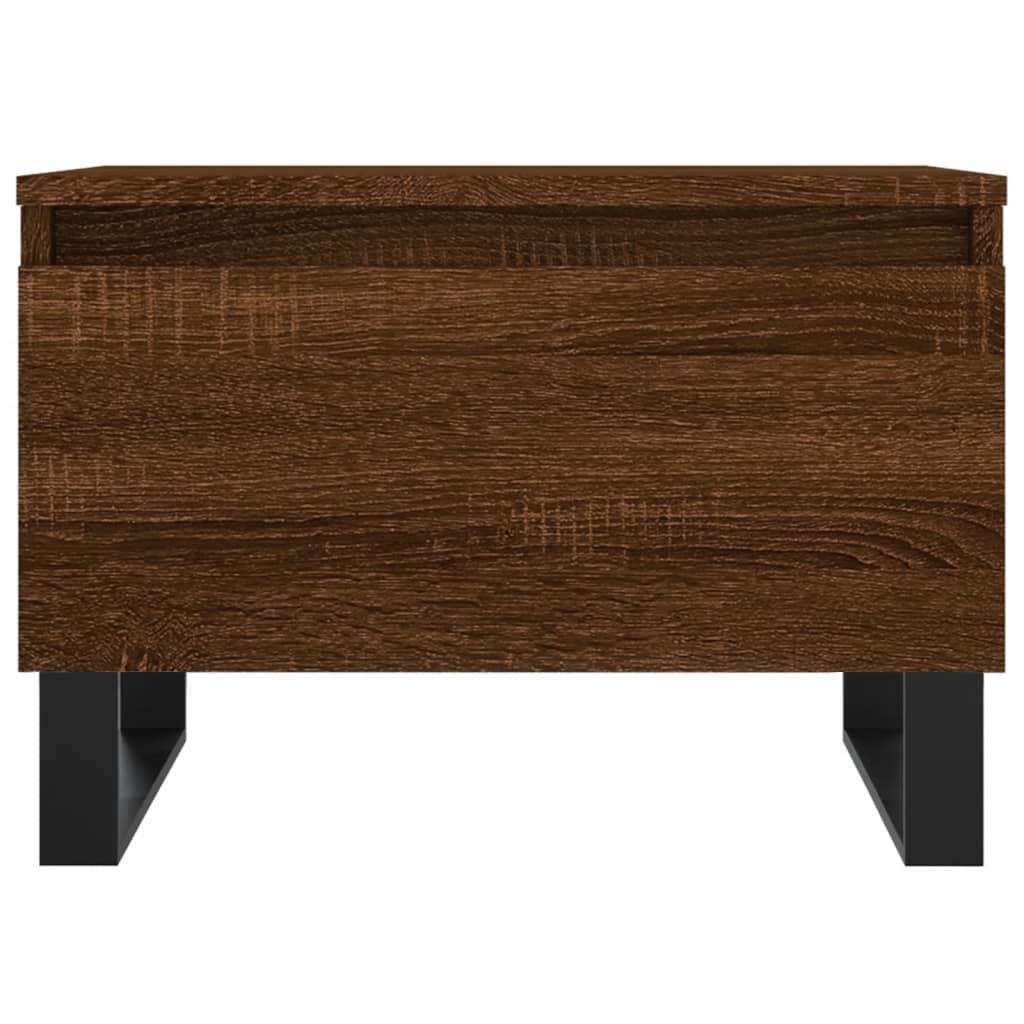 vidaXL Couchtisch Braun Eichen-Optik 50x46x35 cm Holzwerkstoff