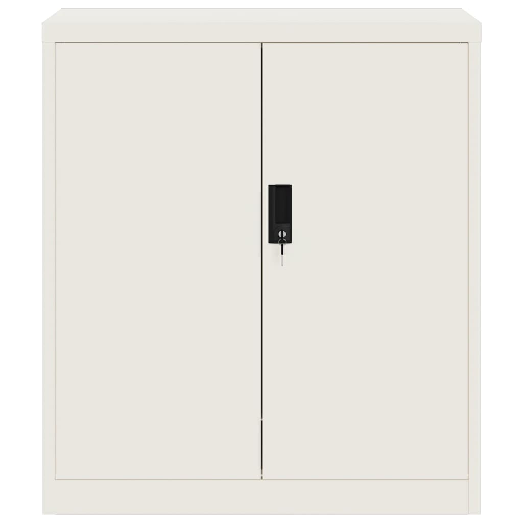 vidaXL Aktenschrank Weiß 79x40x90 cm Stahl