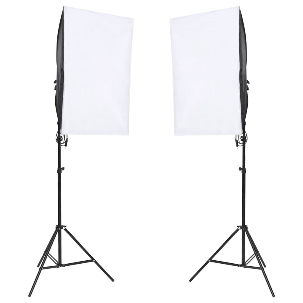 vidaXL Fotostudio-Set mit Leuchten und Hintergrund