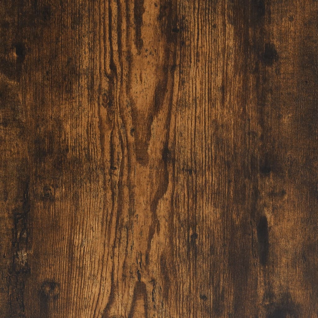 vidaXL Konsolentisch Räuchereiche 200x30x75 cm Holzwerkstoff und Eisen