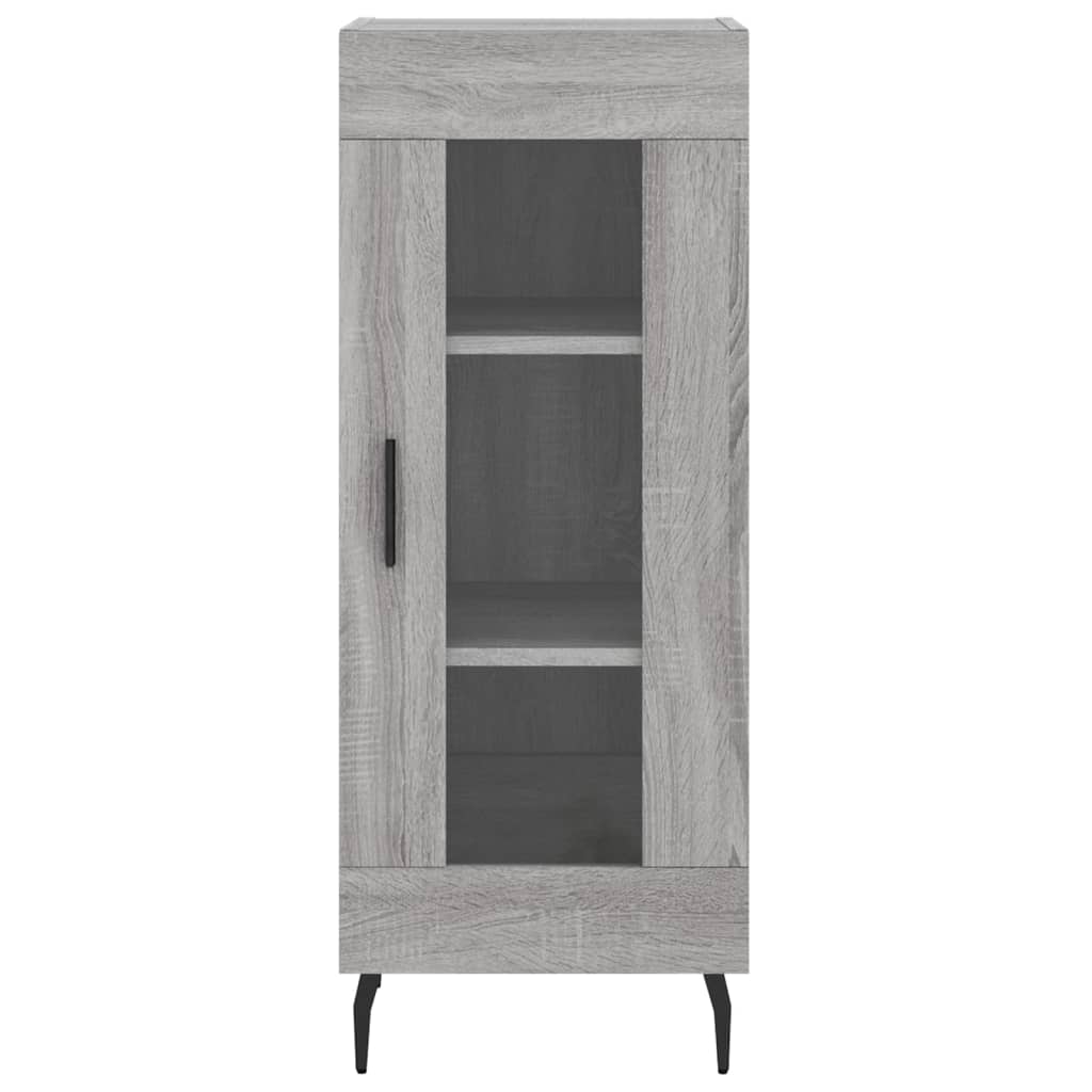 vidaXL Highboard Grau Sonoma 34,5x34x180 cm Holzwerkstoff