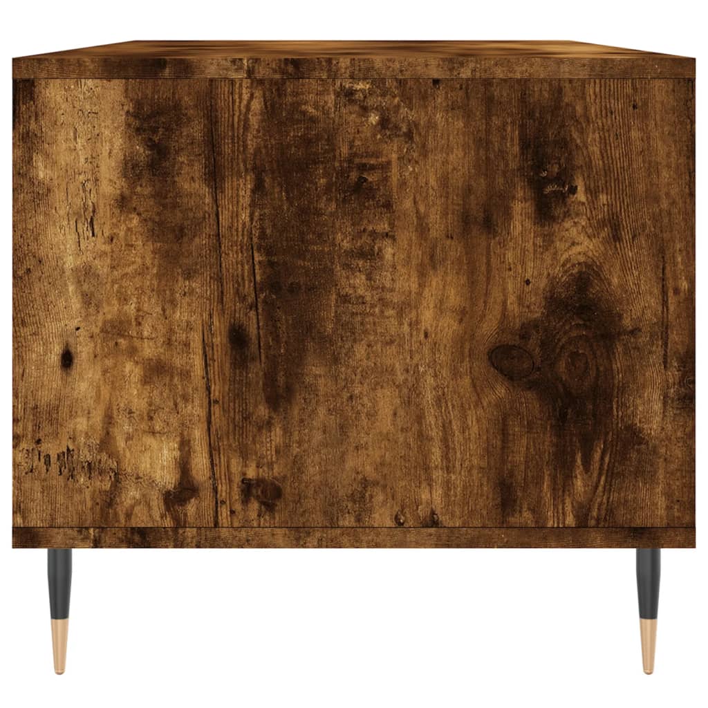 vidaXL Couchtisch Räuchereiche 90x49x45 cm Holzwerkstoff