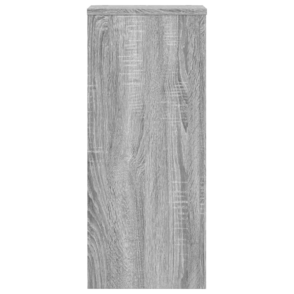 vidaXL Pflanzenständer 2 Stk. Grau Sonoma 30x30x70 cm Holzwerkstoff