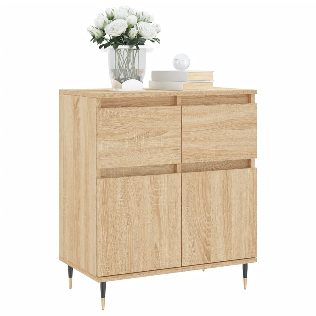 vidaXL Sideboard Sonoma-Eiche 60x35x70 cm Holzwerkstoff