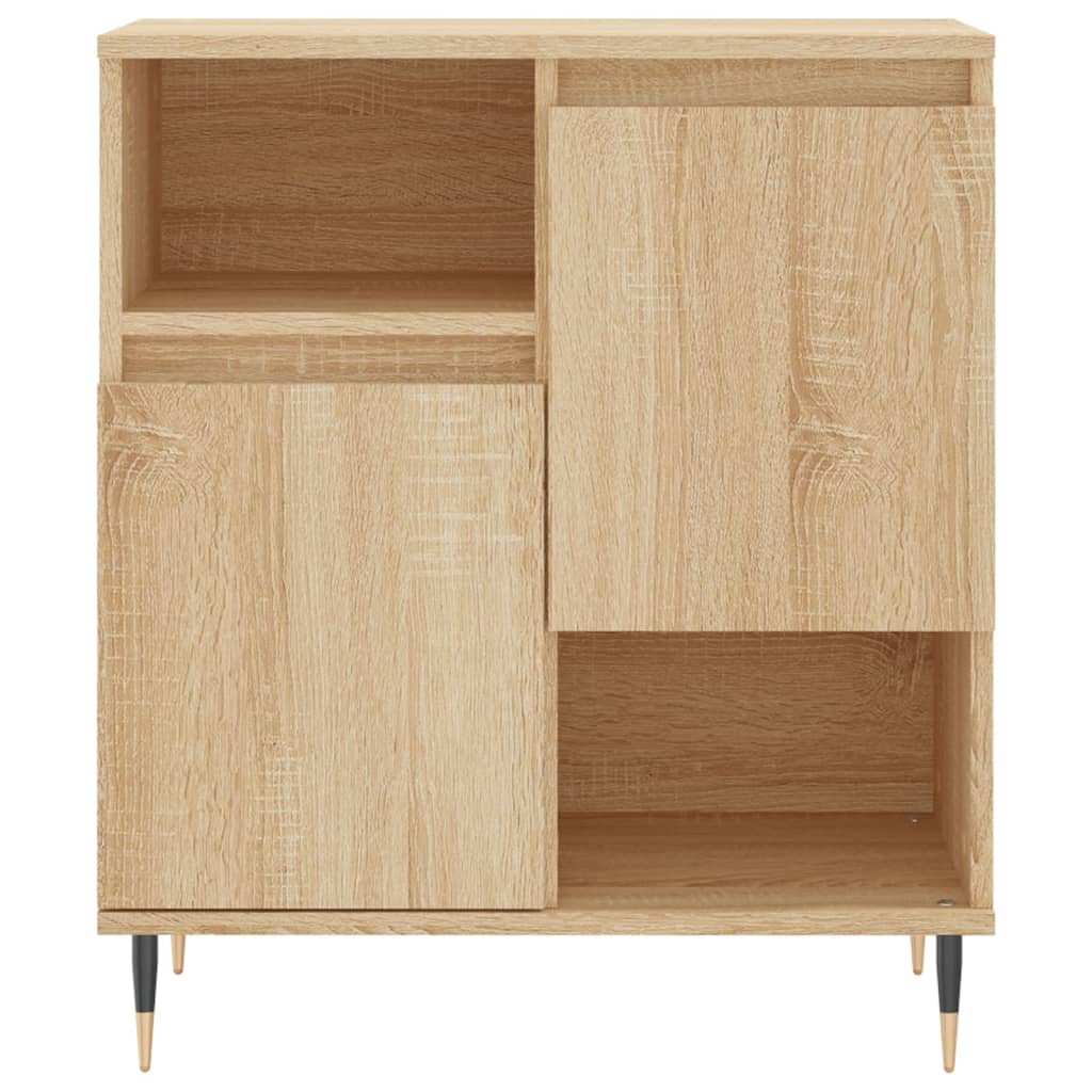 vidaXL Sideboards 2 Stk. Sonoma-Eiche Holzwerkstoff