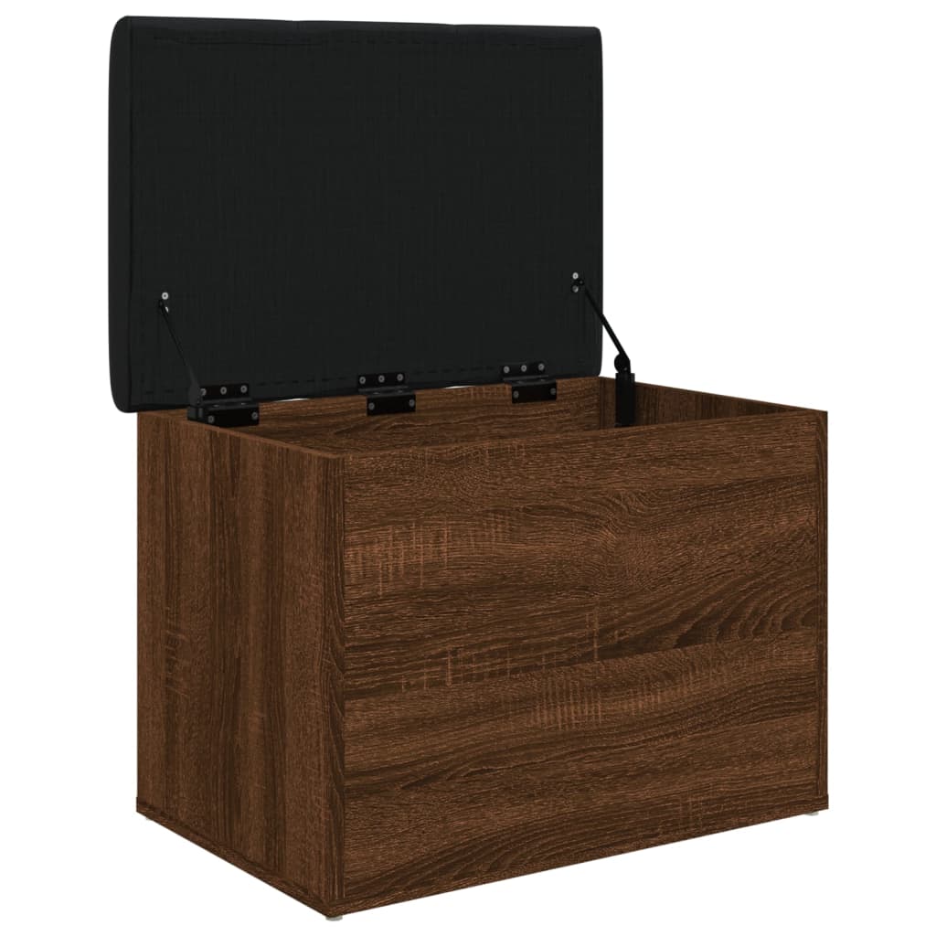 vidaXL Sitzbank mit Stauraum Braun Eiche 62x42x45 cm Holzwerkstoff