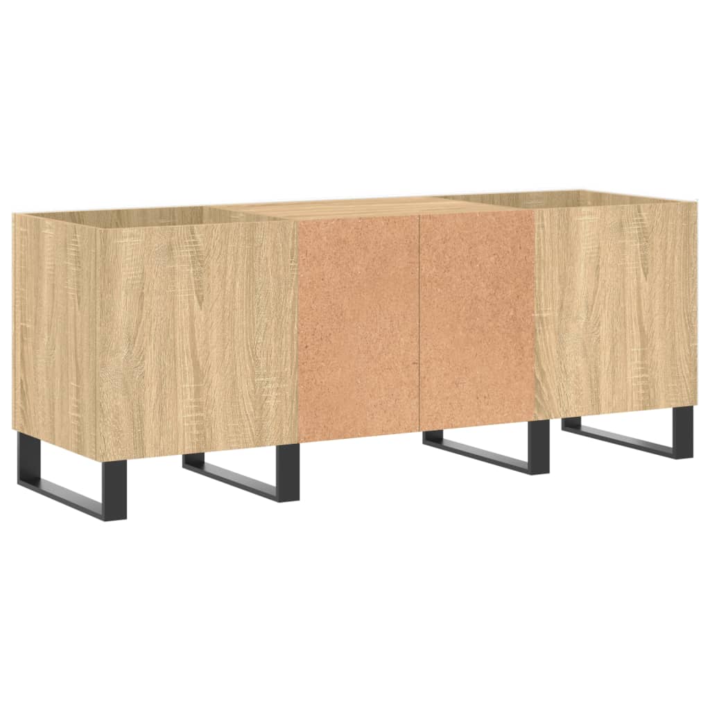 vidaXL Plattenschrank Sonoma-Eiche 121x38x48 cm Holzwerkstoff