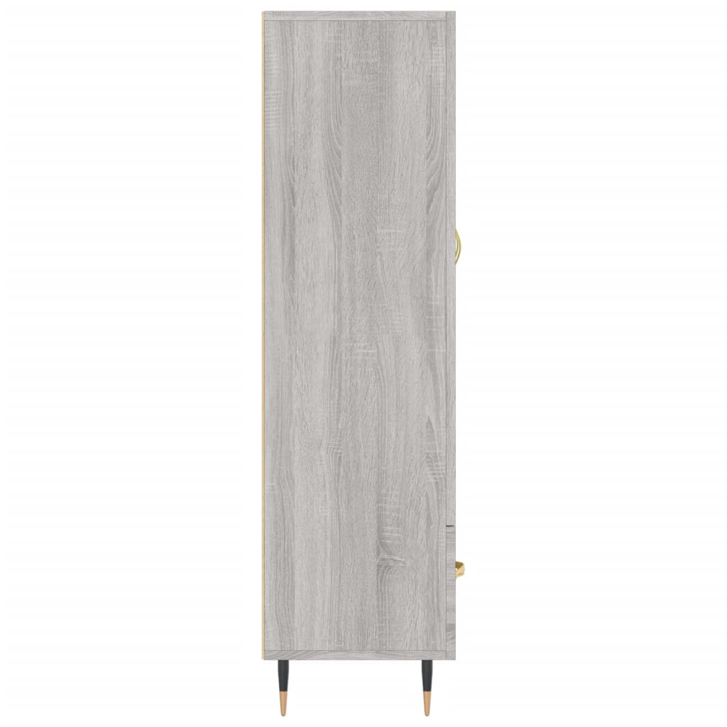 vidaXL Highboard Grau Sonoma 69,5x31x115 cm Holzwerkstoff