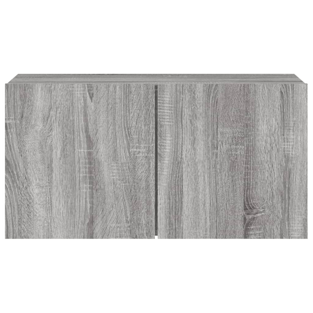 vidaXL TV-Wandschrank Grau Sonoma 80x30x41 cm