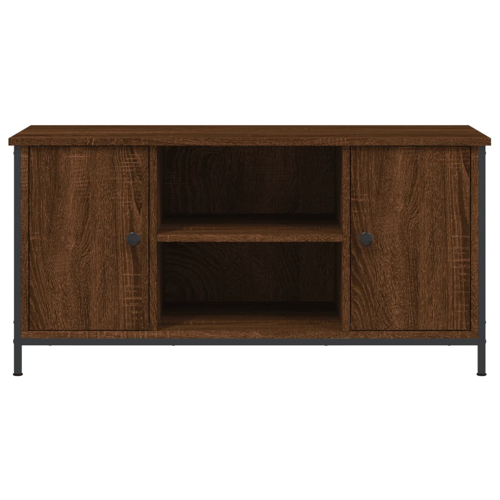 vidaXL TV-Schrank Braun Eichen-Optik 100x40x50 cm Holzwerkstoff