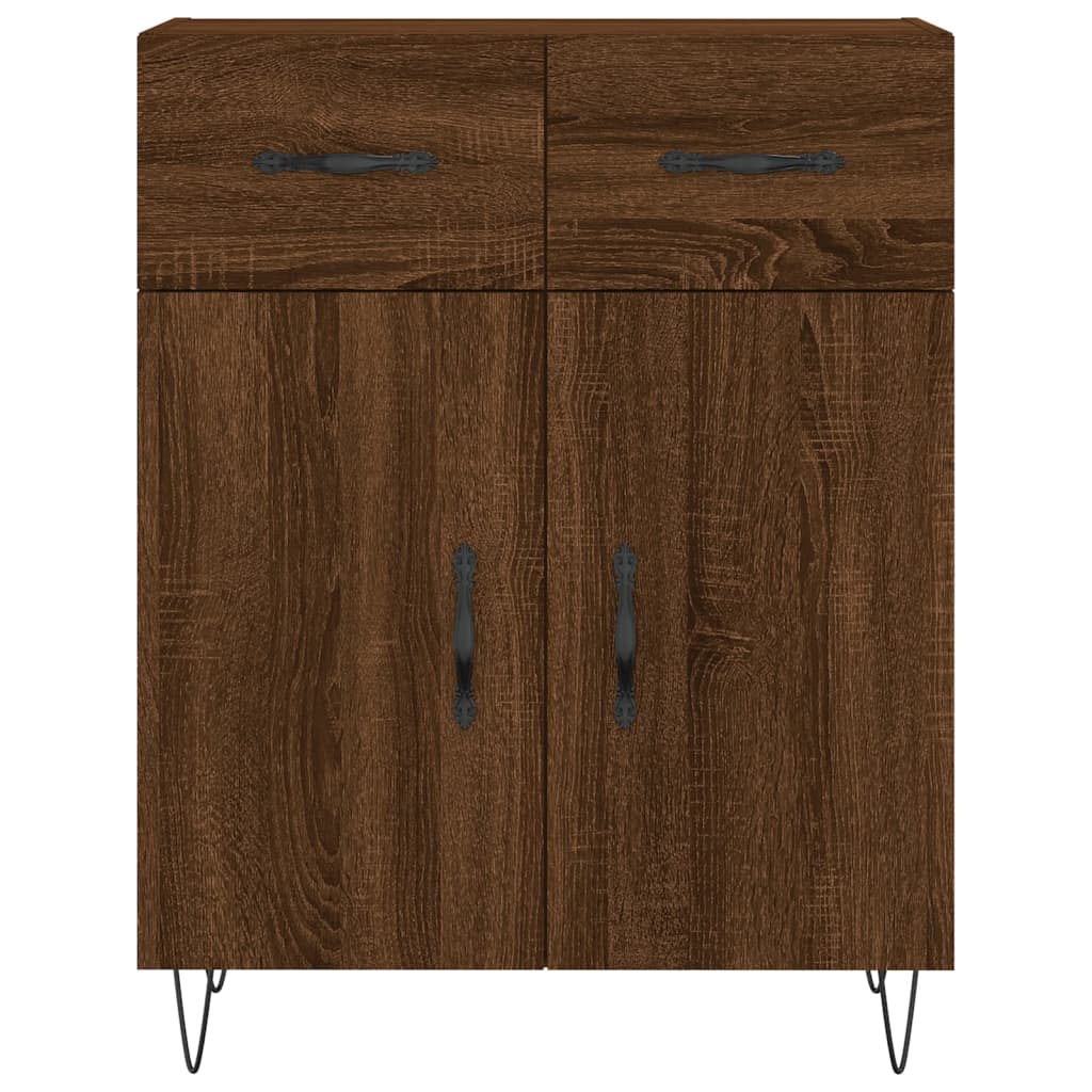 vidaXL Sideboard Braun Eichen-Optik 69,5x34x90 cm Holzwerkstoff