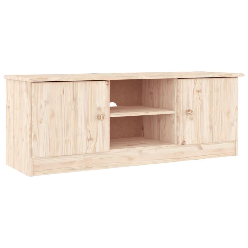 vidaXL TV-Schrank ALTA 112x35x41 cm Massivholz Kiefer