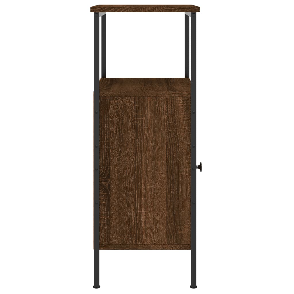 vidaXL Nachttische 2 Stk. Braun Eichen-Optik 41x31x80 cm Holzwerkstoff