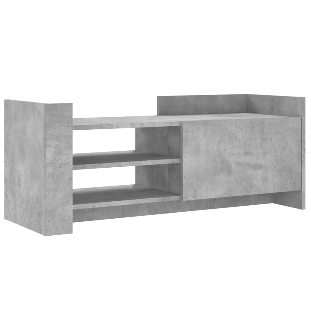 vidaXL TV-Schrank Betongrau 100x35x40 cm Holzwerkstoff