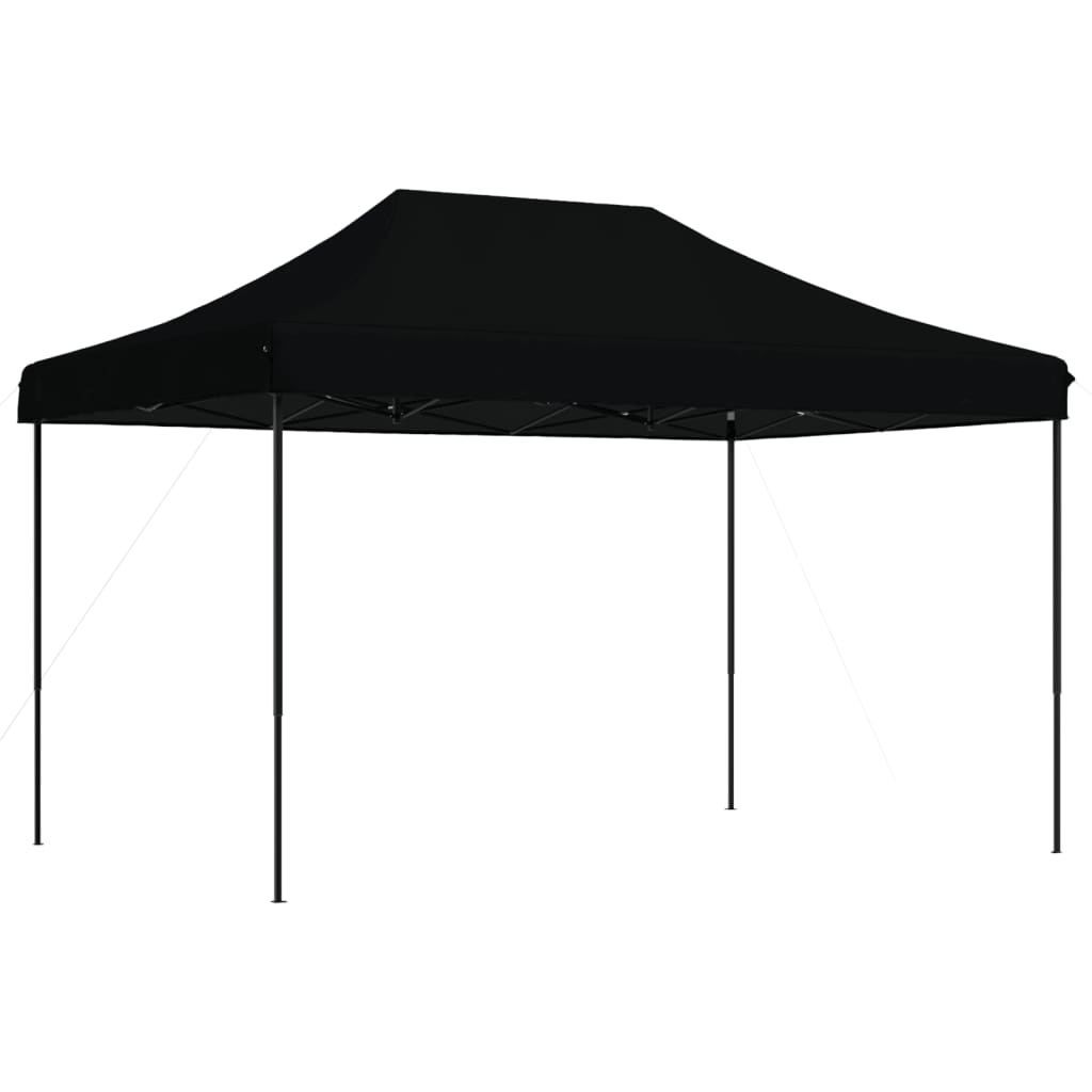 vidaXL Partyzelt Faltbar Pop-Up Schwarz 410x279x315 cm