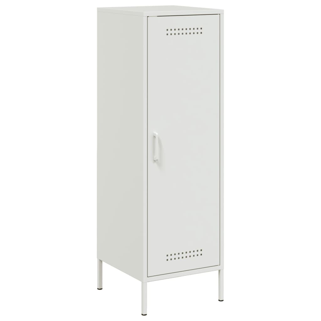 vidaXL Highboard Weiß 36x39x113 cm Stahl