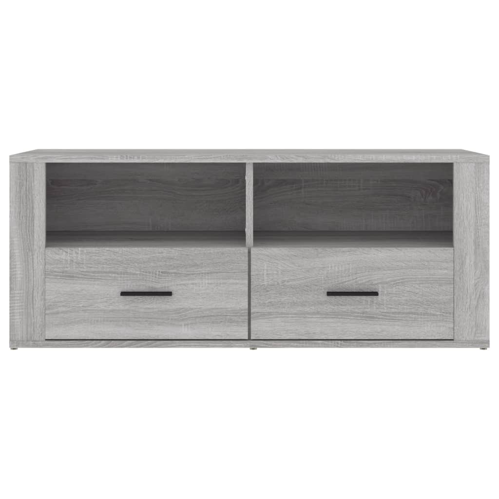 vidaXL TV-Schrank Grau Sonoma 100x35x40 cm Holzwerkstoff