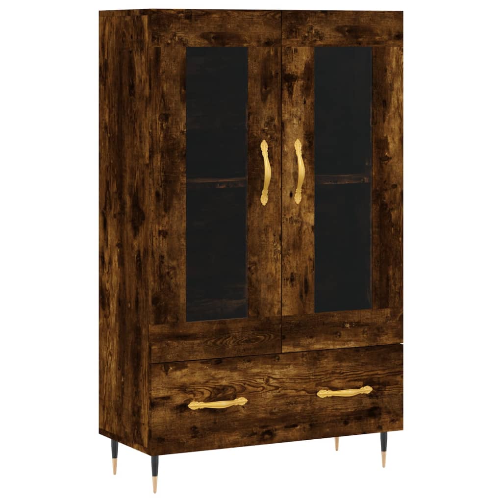 vidaXL Highboard Räuchereiche 69,5x31x115 cm Holzwerkstoff