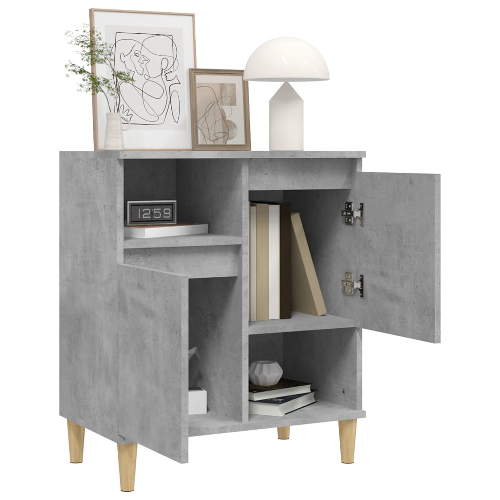 vidaXL Sideboard Betongrau 60x35x70 cm Holzwerkstoff