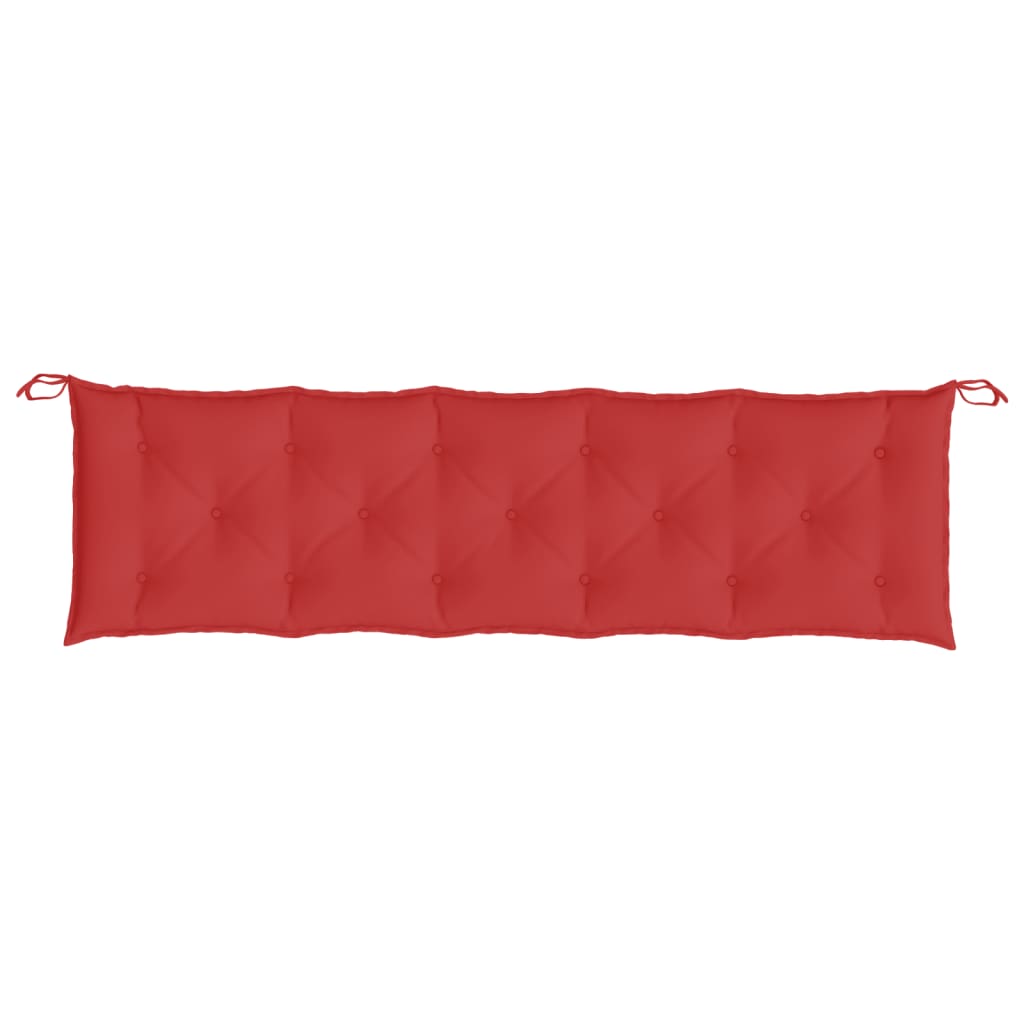 vidaXL Gartenbank-Auflage Rot 180x50x7 cm Oxford-Gewebe