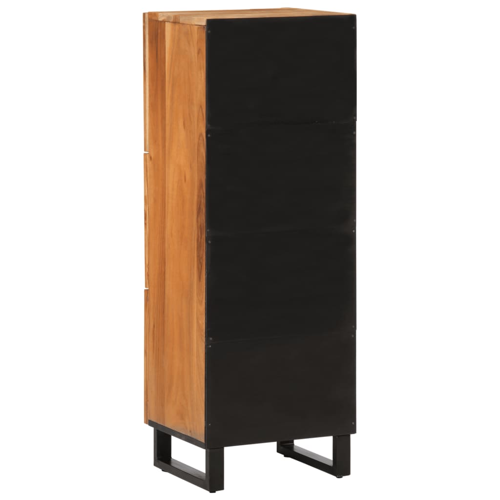 vidaXL Highboard 40x34x110 cm Massivholz Akazie