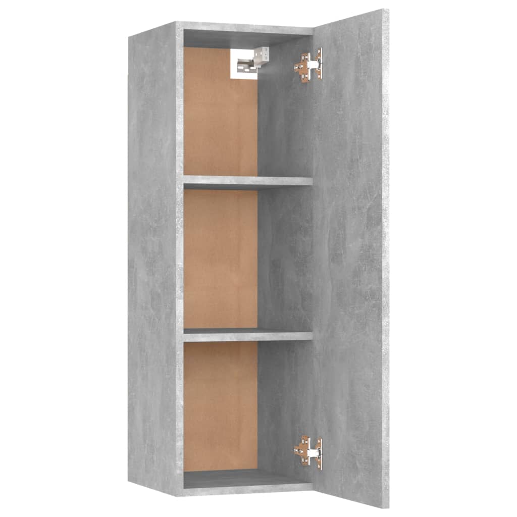 vidaXL 8-tlg. TV-Schrank-Set Betongrau Holzwerkstoff