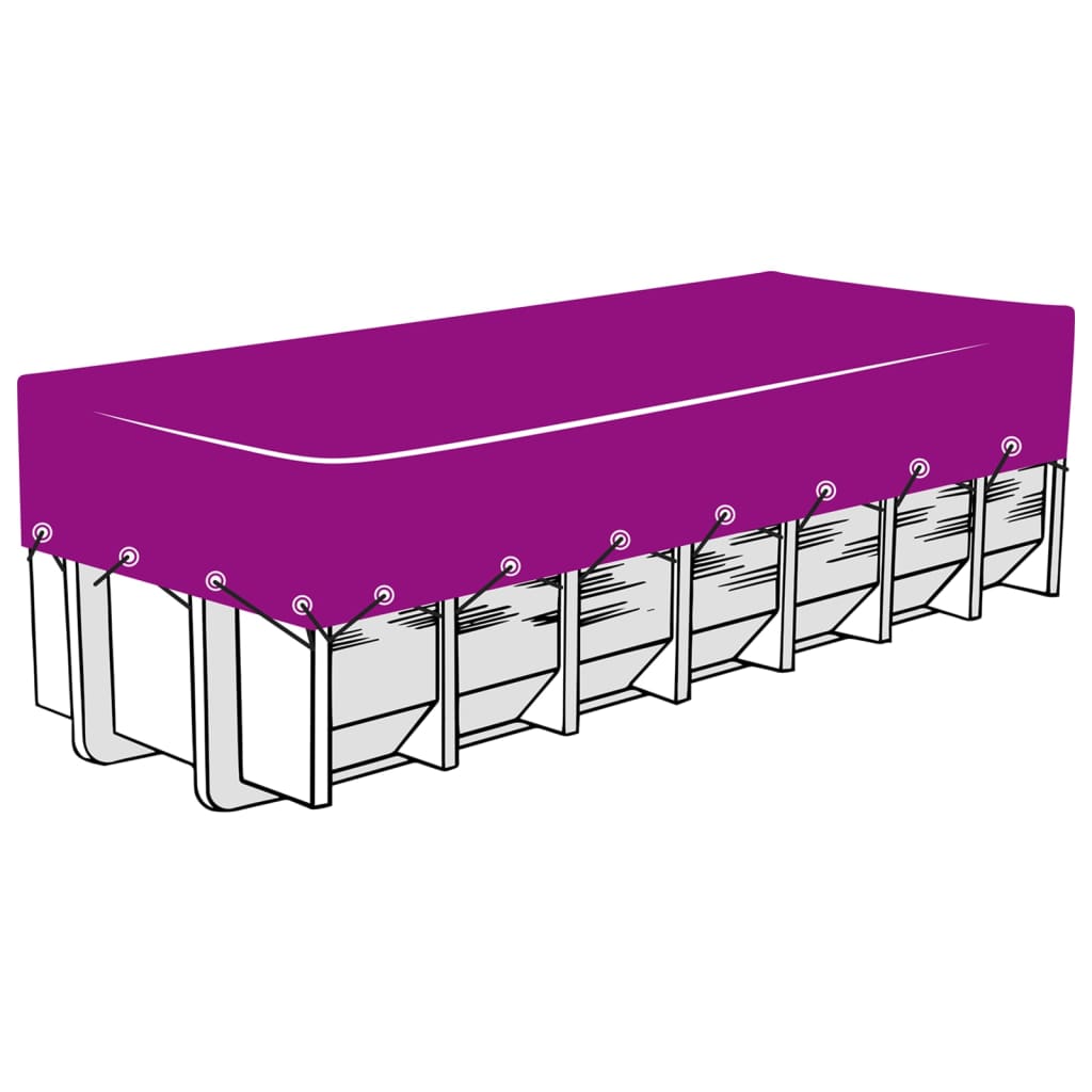 vidaXL Anhängernetz Grün 3x5 m HDPE