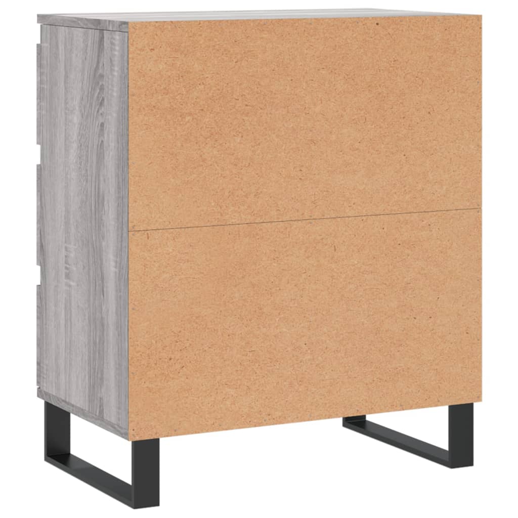 vidaXL Sideboard Grau Sonoma 60x35x70 cm Holzwerkstoff