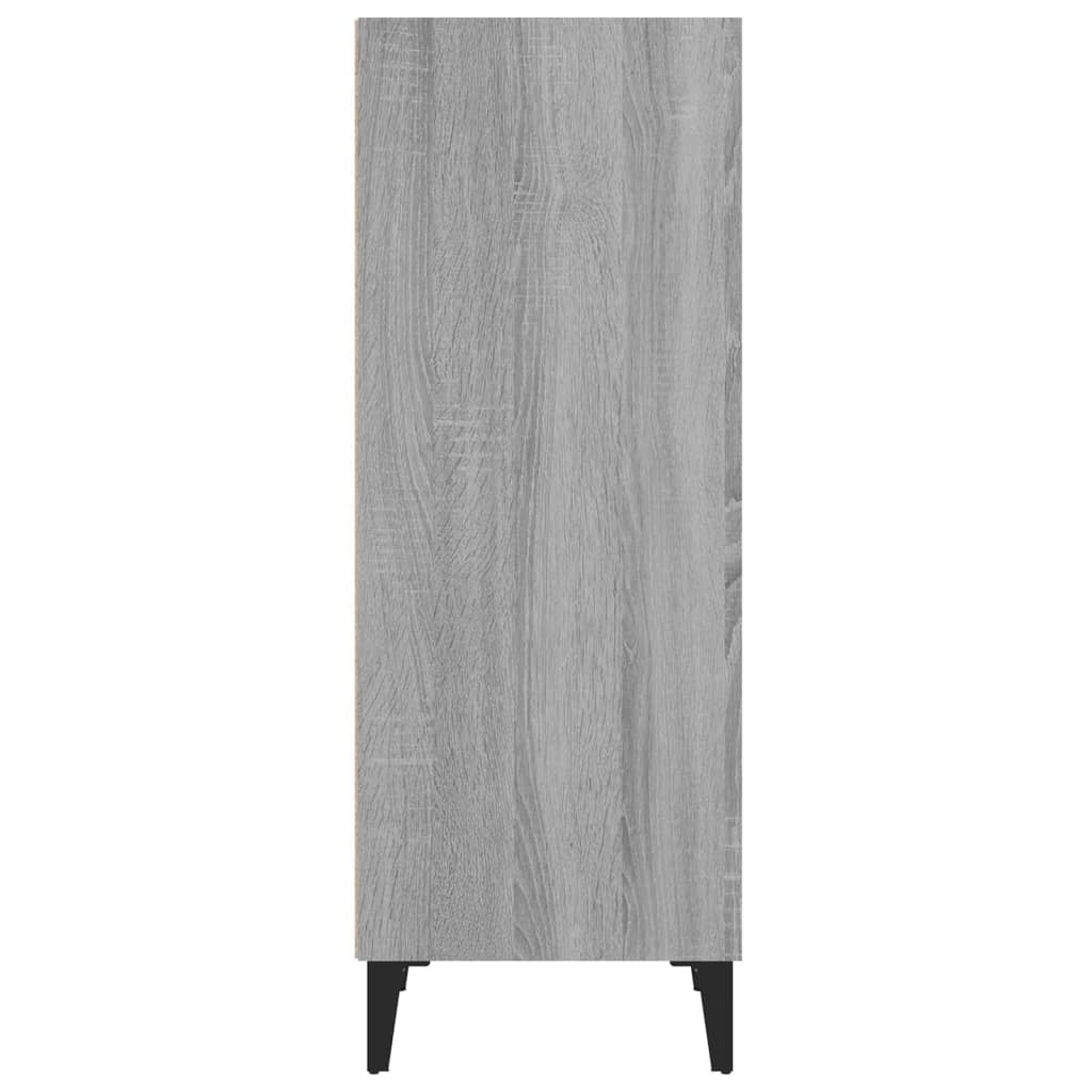 vidaXL Sideboard Grau Sonoma 34,5x32,5x90 cm Holzwerkstoff