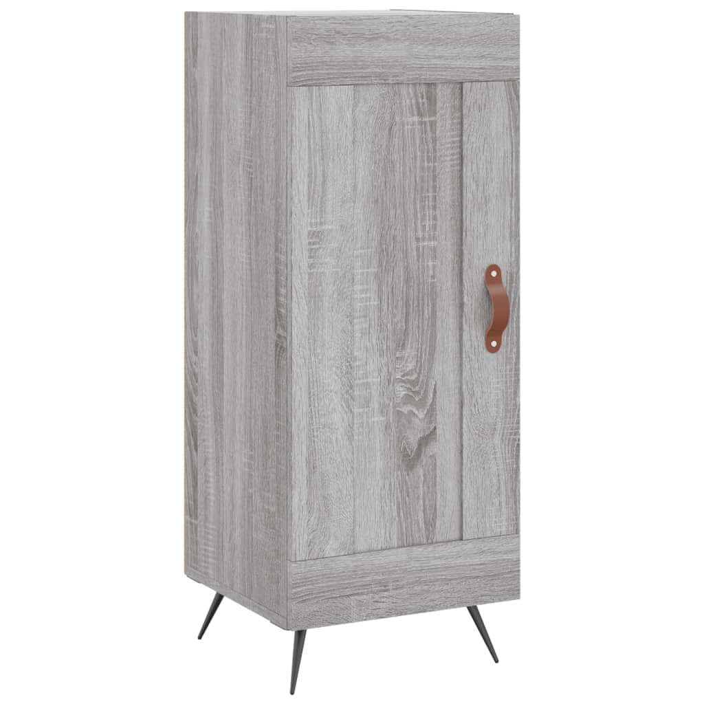 vidaXL Highboard Grau Sonoma 34,5x34x180 cm Holzwerkstoff