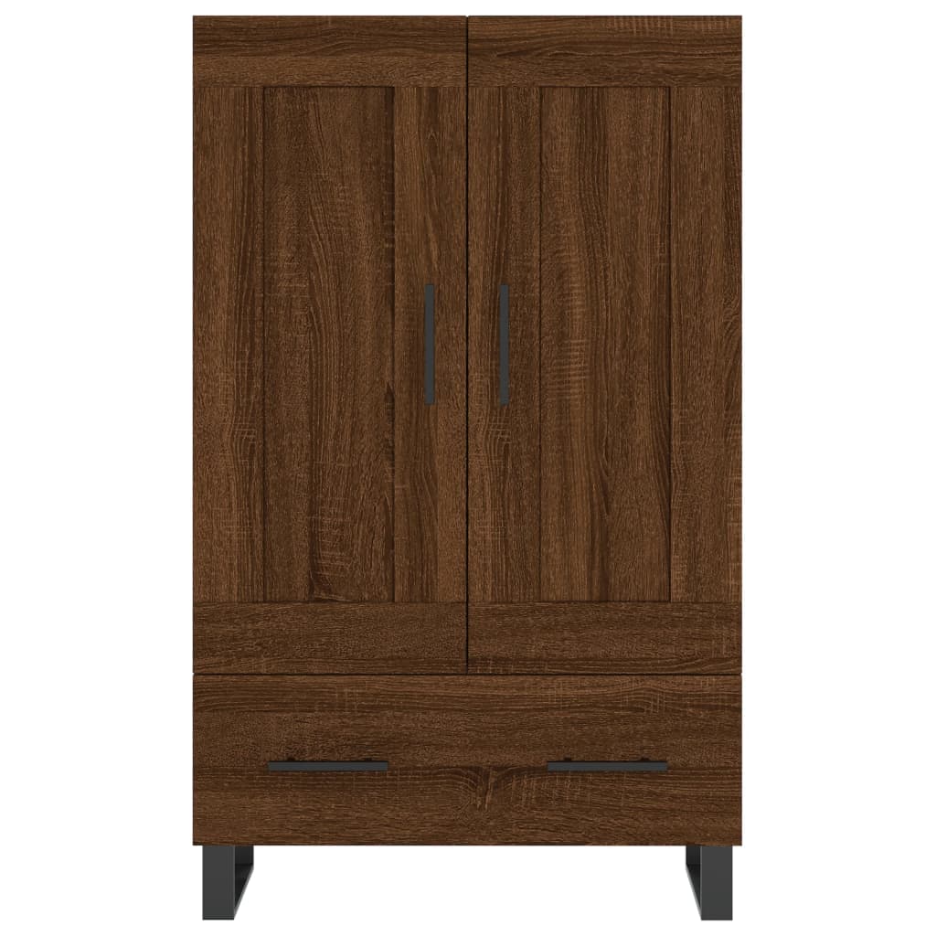 vidaXL Highboard Braun Eichen-Optik 69,5x31x115 cm Holzwerkstoff