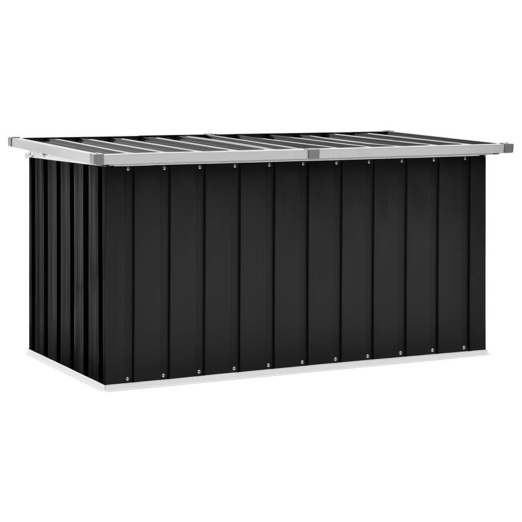 vidaXL Gartenbox Anthrazit 129x67x65 cm