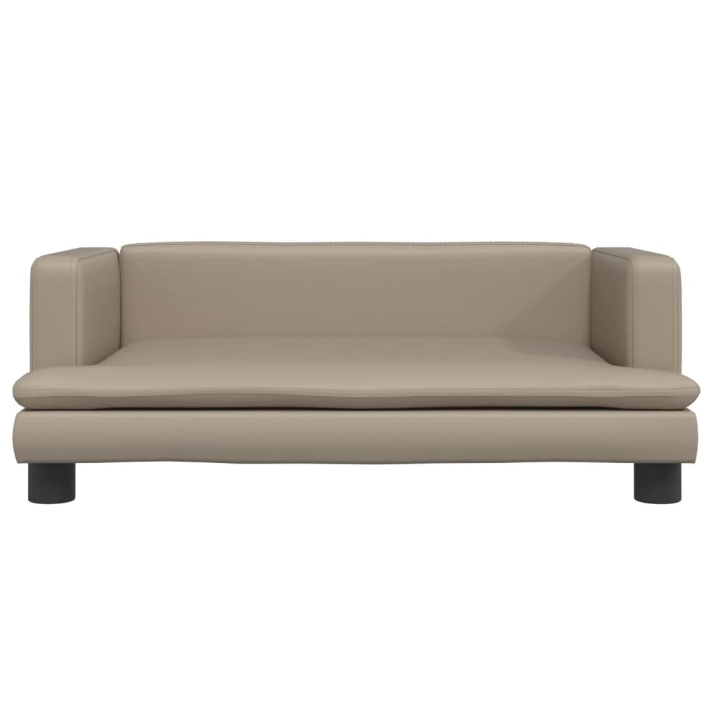 vidaXL Kindersofa Cappuccino-Braun 80x45x30 cm Kunstleder