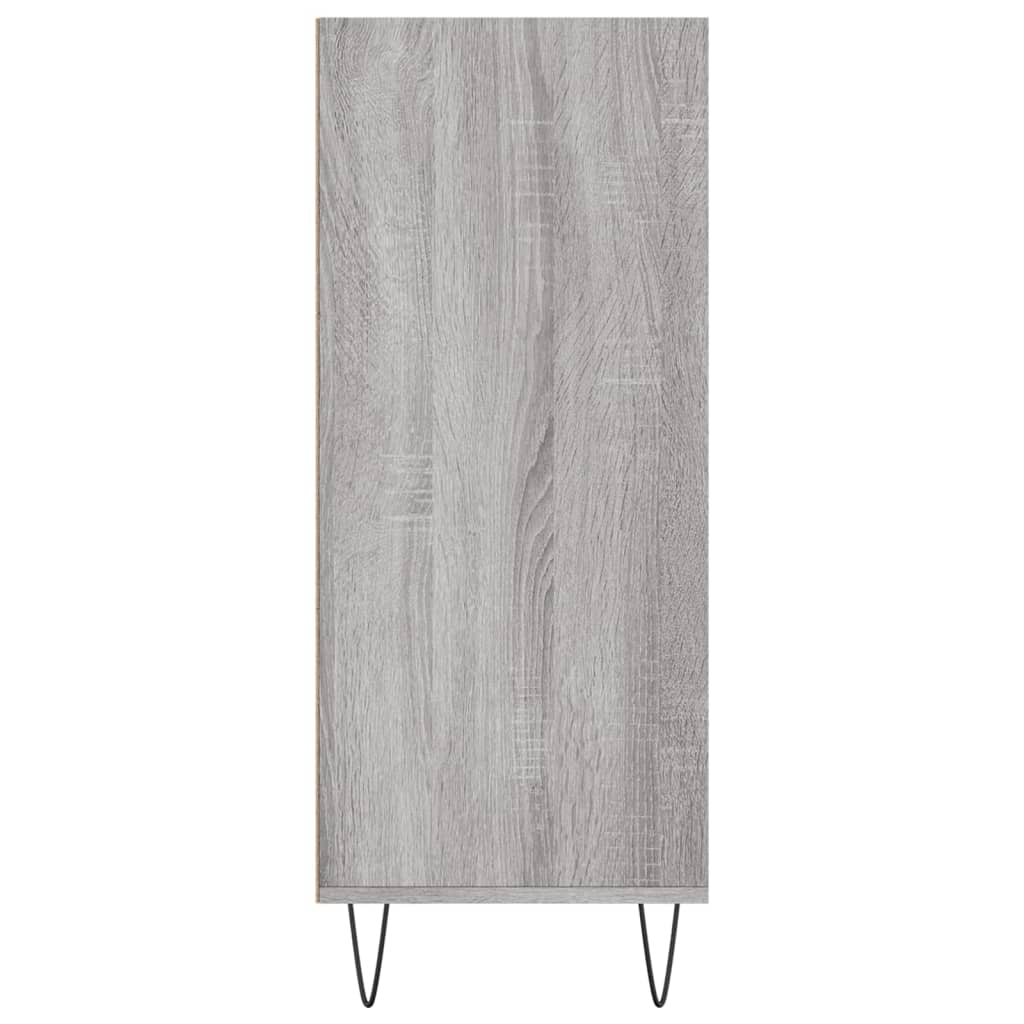 vidaXL Highboard Grau Sonoma 57x35x90 cm Holzwerkstoff