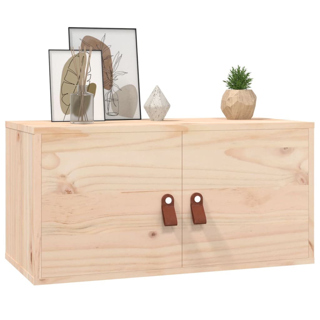 vidaXL Wandschrank 60x30x30 cm Massivholz Kiefer