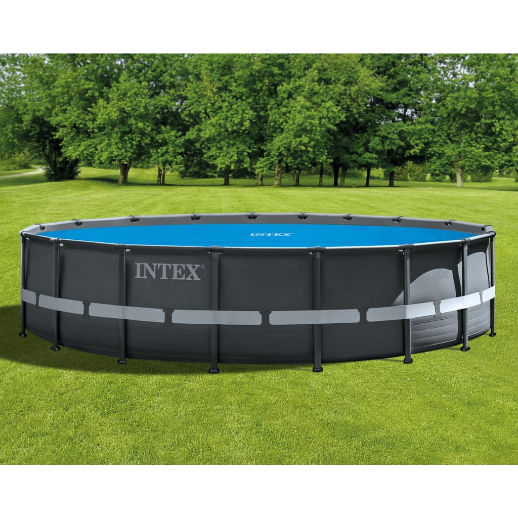 Intex Solar Poolabdeckung Blau 538 cm Polyethylen