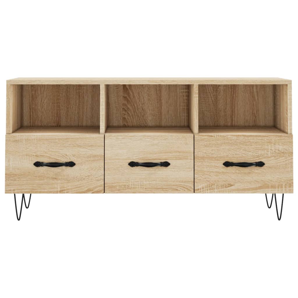 vidaXL TV-Schrank Sonoma-Eiche 102x36x50 cm Holzwerkstoff